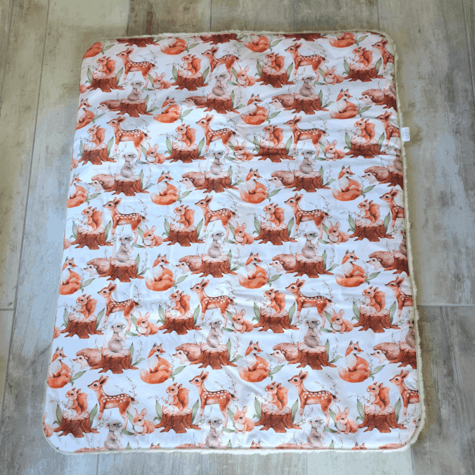 Couverture biches forêts