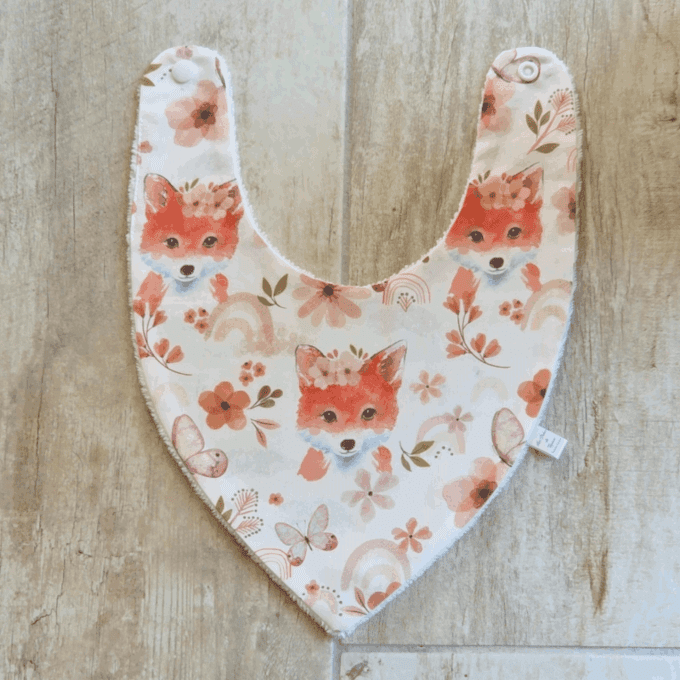 Bavoir bandana renarde