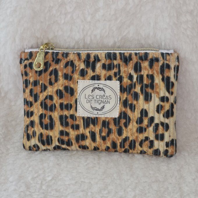 Porte monnaie Léopardine graou