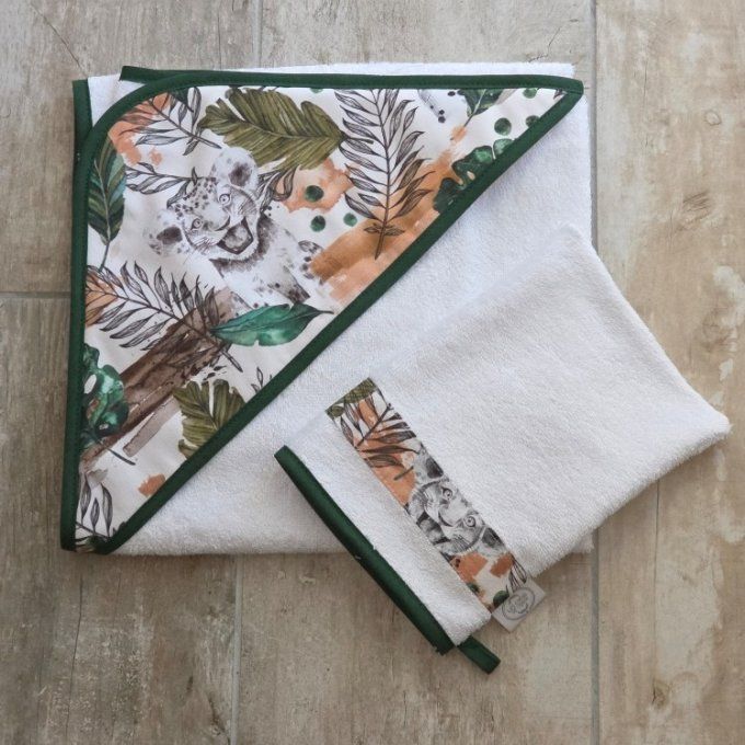 Cape de bain Savane 80cm x 80 cm